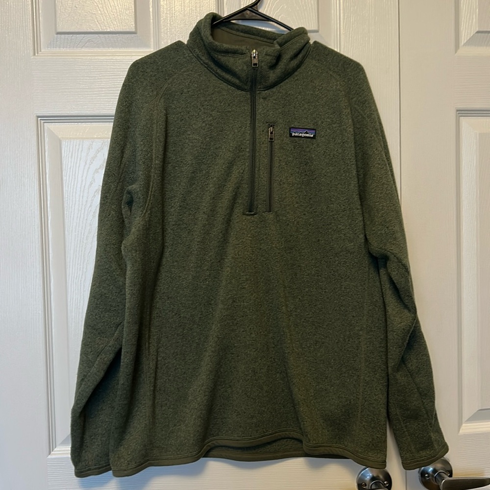 Men’s Patagonia Better Sweater Forrest Green Quarter-Zip